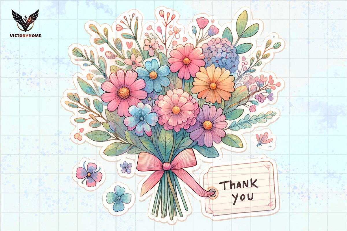 Thank You Sublimation Clipart PNG