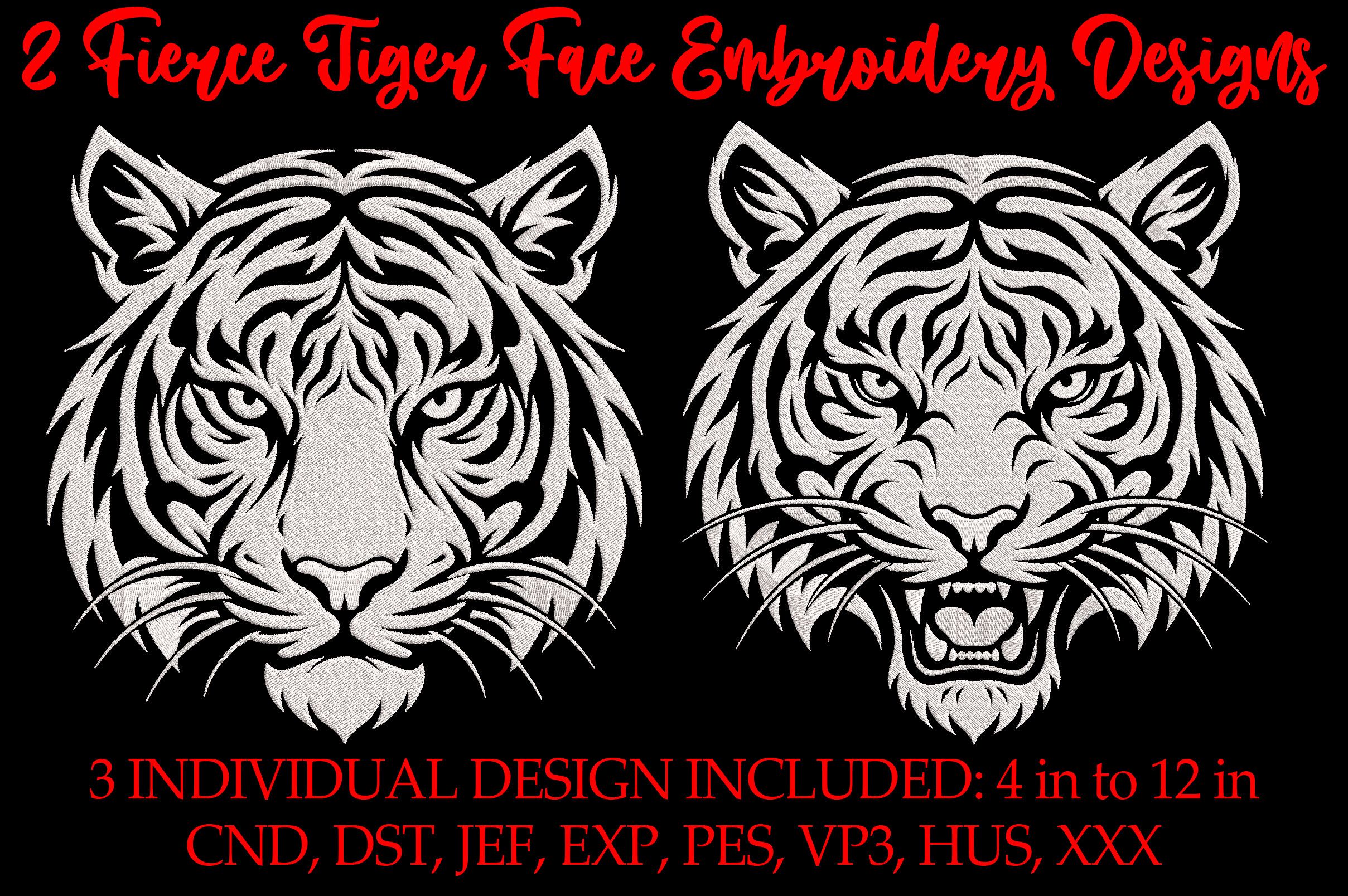Tiger Head SVG Bundle