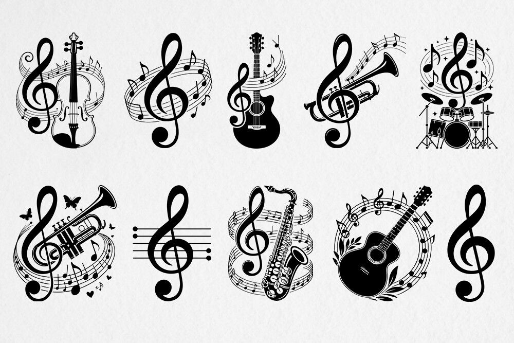 Music Notes SVG Bundle