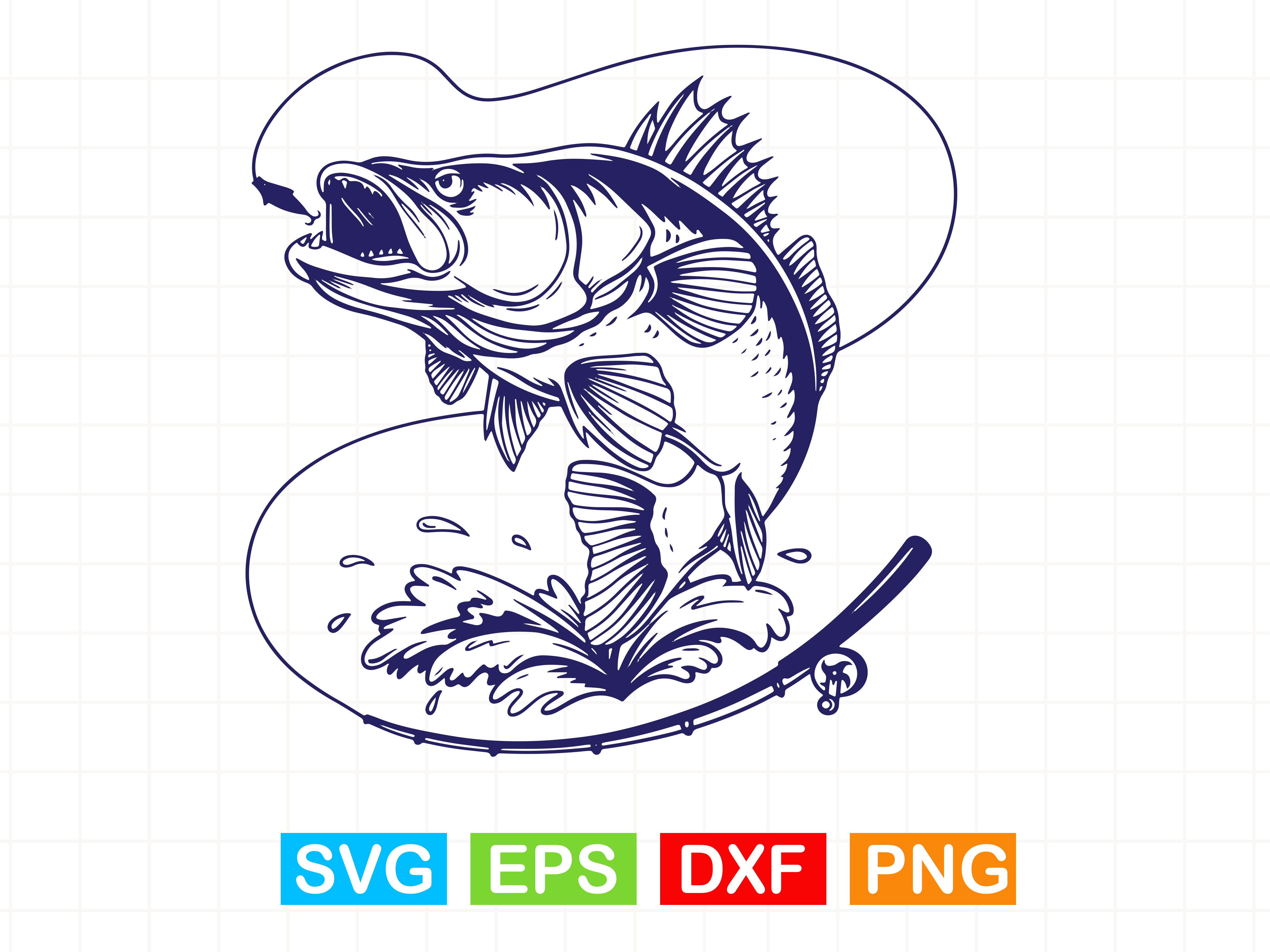 Walleye Fishing SVG
