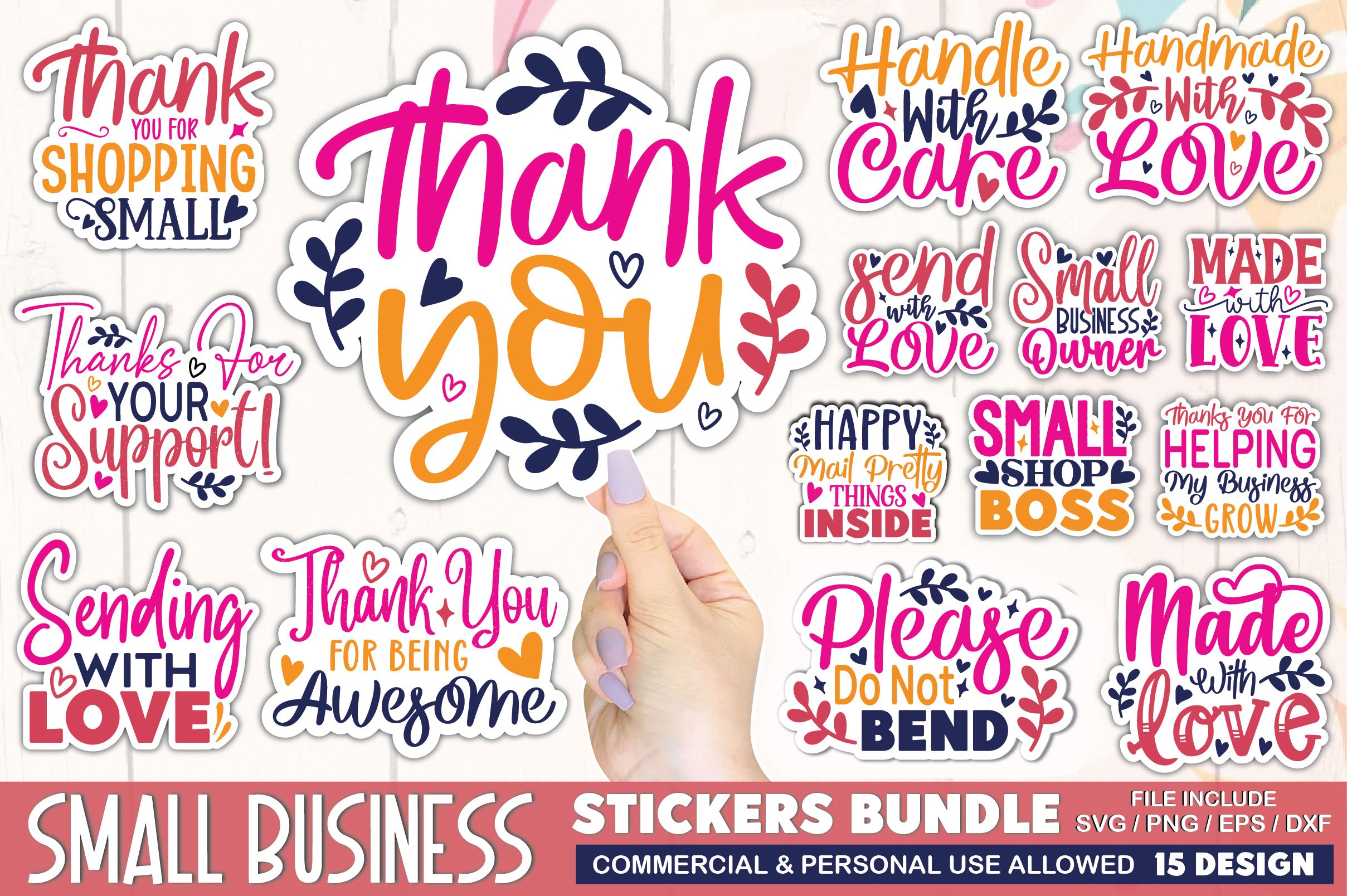 Small Business Stickers Bundle